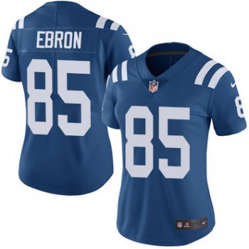 Nike Colts #85 Eric Ebron Royal Blue Team Color Women's Stitched NFL Vapor Untouchable Limited Jersey