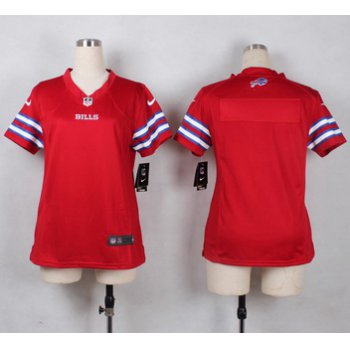 Women's Buffalo Bills Blank Red 2015 NFL Nike Game Jersey