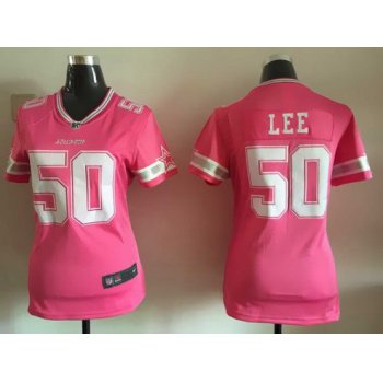 Women's Dallas Cowboys #50 Sean Lee Pink Bubble Gum 2015 NFL Jersey