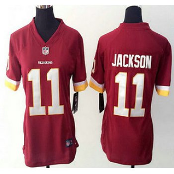 Women's Washington Redskins #11 DeSean Jackson Burgundy Red Team Color NFL Nike Game Jersey