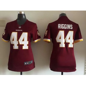 Women's Washington Redskins #44 John Riggins Burgundy Red Retired Player NFL Nike Game Jersey