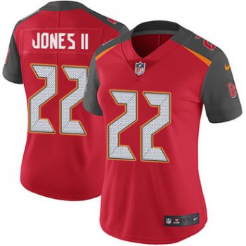 Nike Buccaneers #22 Ronald Jones II Red Team Color Women's Stitched NFL Vapor Untouchable Limited Jersey