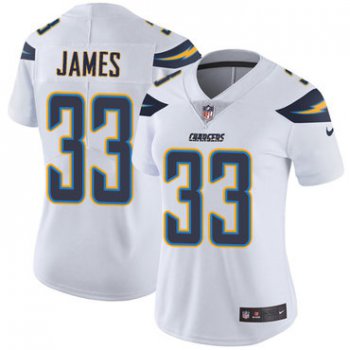 Nike Chargers #33 Derwin James White Women's Stitched NFL Vapor Untouchable Limited Jersey
