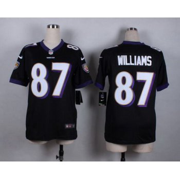Women's Baltimore Ravens #87 Maxx Williams 2013 Nike Black Game Jersey