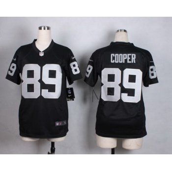 Women's Oakland Raiders #89 Amari Cooper Nike Black Game Jersey