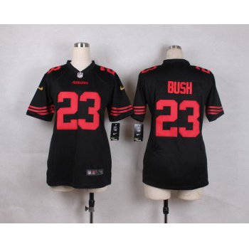 Women's San Francisco 49ers #23 Reggie Bush 2015 Nike Black Game Jersey