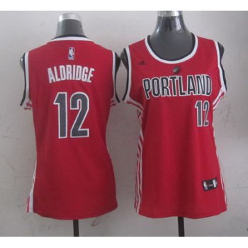 Portland Trail Blazers #12 LaMarcus Aldridge 2014 New Red Womens Jersey