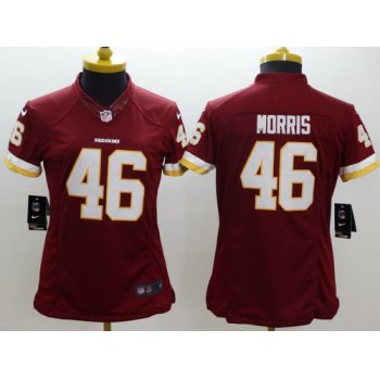 Nike Washington Redskins #46 Alfred Morris Red Limited Womens Jersey
