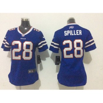 Nike Buffalo Bills #28 C.J. Spiller 2013 Light Blue Game Womens Jersey
