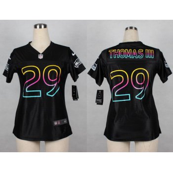 Nike Seattle Seahawks #29 Earl Thomas III Pro Line Black Fashion Womens Jersey