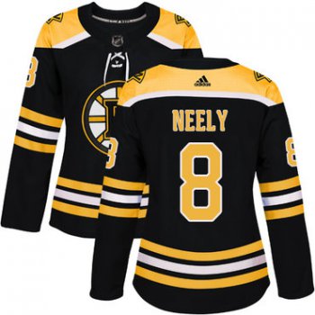 Adidas Boston Bruins #8 Cam Neely Black Home Authentic Women's Stitched NHL Jersey