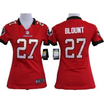 Nike Tampa Bay Buccaneers #27 LeGarrette Blount Red Game Womens Jersey