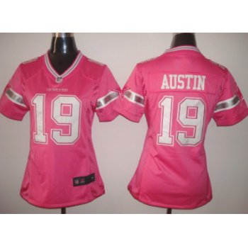 Nike Dallas Cowboys #19 Miles Austin 2013 Pink Love Womens Jersey
