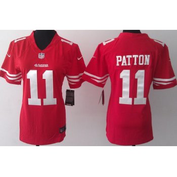 Nike San Francisco 49ers #11 Quinton Patton Red Game Womens Jersey
