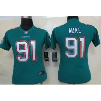 Nike Miami Dolphins #11 Mike Wallace 2013 Green Limited Jersey