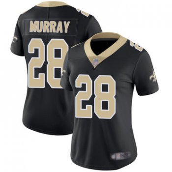 Saints #28 Latavius Murray Black Team Color Women's Stitched Football Vapor Untouchable Limited Jersey