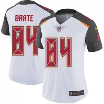 Women's Nike Tampa Bay Buccaneers #84 Cameron Brate White Stitched NFL Vapor Untouchable Limited Jersey