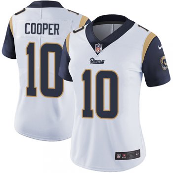 Women's Nike Los Angeles Rams #10 Pharoh Cooper White Stitched NFL Vapor Untouchable Limited Jersey