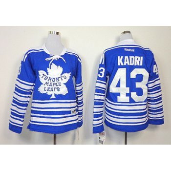 Toronto Maple Leafs #43 Nazem Kadri 2014 Winter Classic Blue Womens Jersey