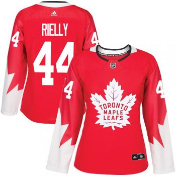 Adidas Toronto Maple Leafs #44 Morgan Rielly Red Team Canada Authentic Women's Stitched NHL Jersey