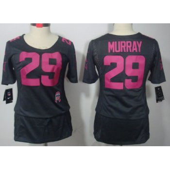 Nike Dallas Cowboys #29 DeMarco Murray Breast Cancer Awareness Gray Womens Jersey