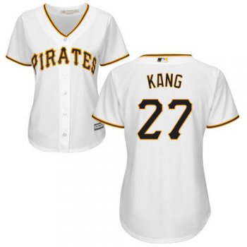 Pirates #27 Jung-ho Kang White Home Women's Stitched Baseball Jersey