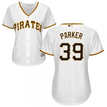 Pirates #39 Dave Parker White Home Women's Stitched Baseball Jersey