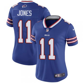 Women's Nike Bills #11 Zay Jones Royal Blue Team Color Stitched NFL Vapor Untouchable Limited Jersey