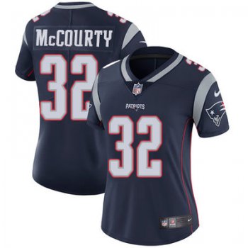 Women's Nike Patriots #32 Devin McCourty Navy Blue Team Color Stitched NFL Vapor Untouchable Limited Jersey