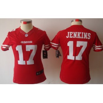 Nike San Francisco 49ers #17 A.J. Jenkins Red Limited Womens Jersey