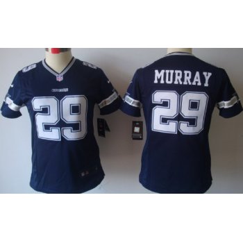 Nike Dallas Cowboys #29 DeMarco Murray Blue Limited Womens Jersey