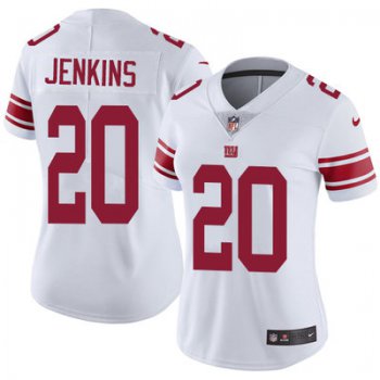 Women's Nike Giants #20 Janoris Jenkins White Stitched NFL Vapor Untouchable Limited Jersey