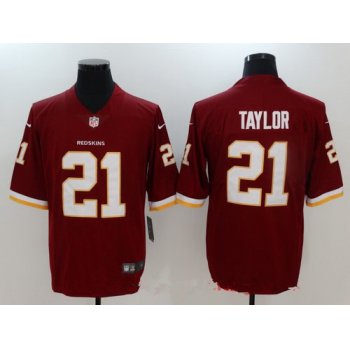 Women's Washington Redskins #21 Sean Taylor Retired Burgundy Red 2017 Vapor Untouchable Stitched NFL Nike Limited Jersey