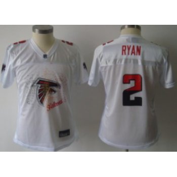 Atlanta Falcons #2 Matt Ryan White Fem Fan Womens Jersey