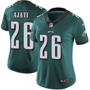 Nike Eagles #26 Jay Ajayi Midnight Green Team Color Women's Stitched NFL Vapor Untouchable Limited Jersey