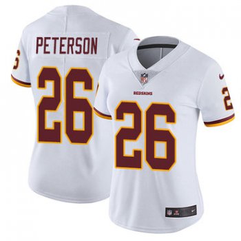 Nike Redskins #26 Adrian Peterson White Women's Stitched NFL Vapor Untouchable Limited Jersey