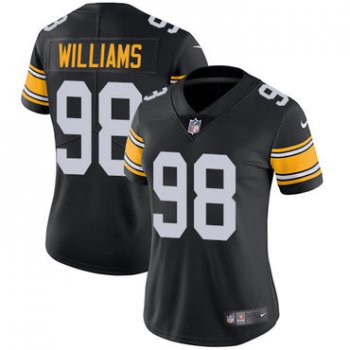 Nike Pittsburgh Steelers #98 Vince Williams Black Alternate Women's Stitched NFL Vapor Untouchable Limited Jersey
