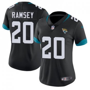 Nike Jacksonville Jaguars #20 Jalen Ramsey Black Alternate Women's Stitched NFL Vapor Untouchable Limited Jersey