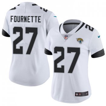 Nike Jacksonville Jaguars #27 Leonard Fournette White Women's Stitched NFL Vapor Untouchable Limited Jersey