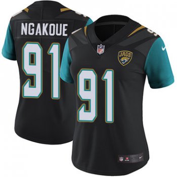 Nike Jaguars #91 Yannick Ngakoue Black Alternate Women's Stitched NFL Vapor Untouchable Limited Jersey