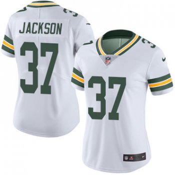 Nike Packers #37 Josh Jackson White Women's Stitched NFL Vapor Untouchable Limited Jersey