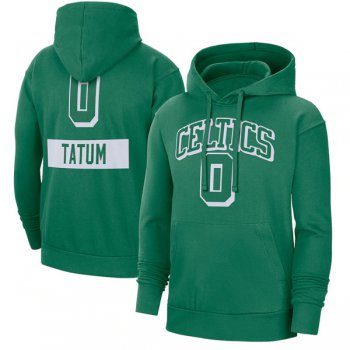Men's Boston Celtics Jayson Tatum Green Pullover Hoodie
