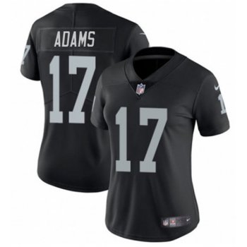 Women's Las Vegas Raiders #17 Davante Adams Black Vapor Untouchable Limited Stitched Jersey(Run Small)