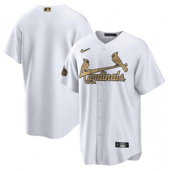 Men's St. Louis Cardinals Blank White 2022 All-Star Cool Base Stitched Baseball Jersey