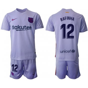 Men 2021-2022 Club Barcelona away purple 12 Soccer Jersey