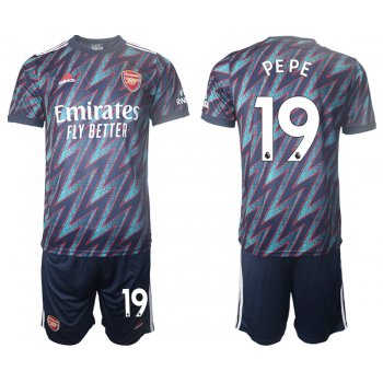Men 2021-2022 Club Arsenal away blue 19 Soccer Jersey