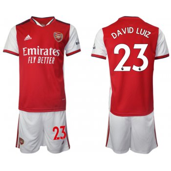 Men 2021-2022 Club Arsenal home red 23 Soccer Jersey