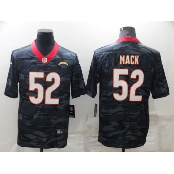 Men's Los Angeles Chargers #52 Khalil Mack Camo Limited Stitched Jersey