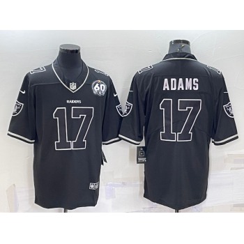 Men's Las Vegas Raiders #17 Davante Adams Black Shadow 2021 Vapor Untouchable Stitched Nike Limited Jersey