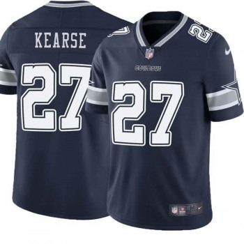 Men's Dallas Cowboys #27 Jayron Kearse Navy Vapor Limited Stitched Jersey